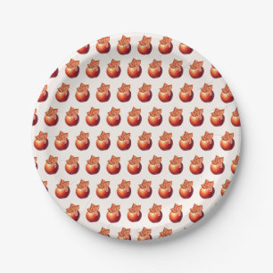 Plato De Papel Despedida de soltera de manzana de otoño