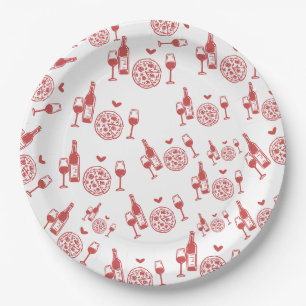 Plato De Papel Despedida de soltera de Rustic Pizza & Wine