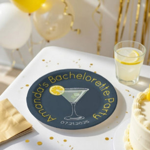 Plato De Papel Despedida de soltera personalizada 