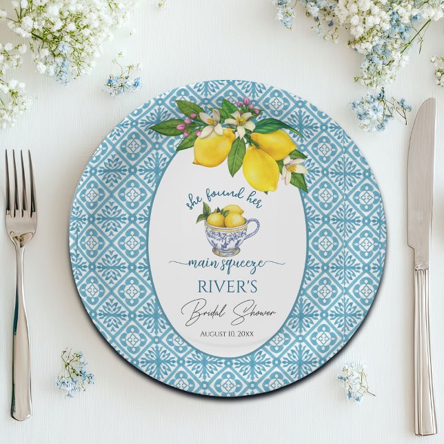 Plato De Papel Despedida de soltera She Found Her Main Squeeze (Subido por el creador)