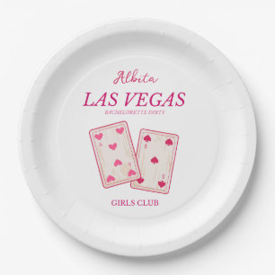 Plato De Papel despedida de soltero del club las vegas