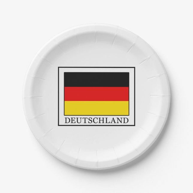 Plato De Papel Deutschland (Anverso)
