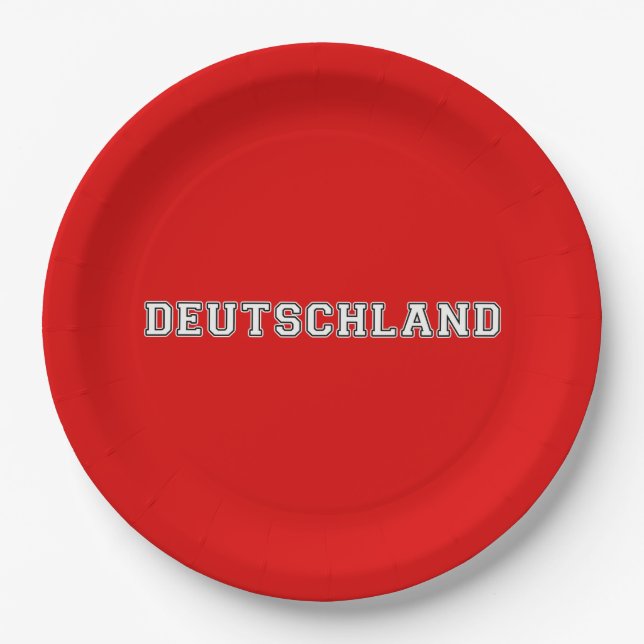 Plato De Papel Deutschland (Anverso)