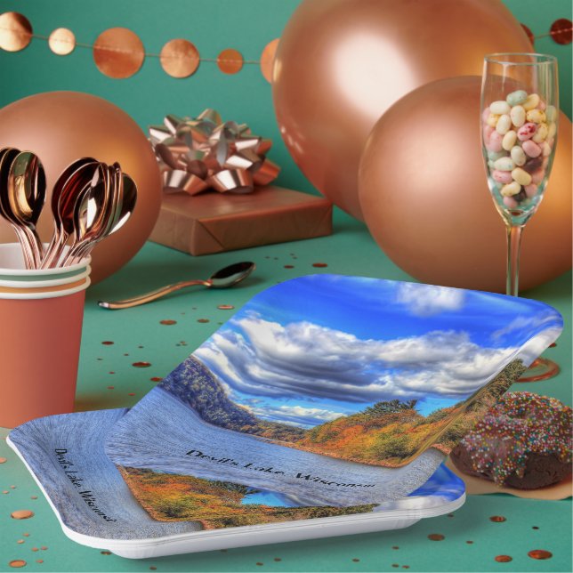 Plato De Papel Devil's Lake, Wisconsin (Multi)