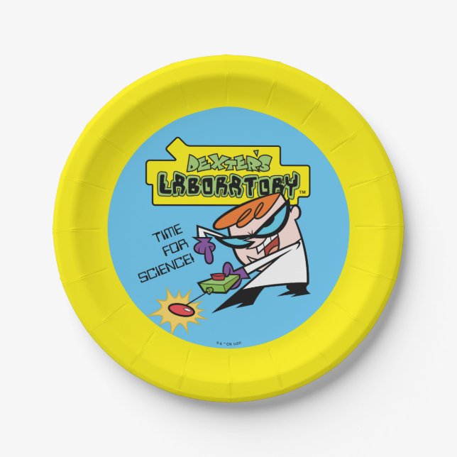 Plato De Papel Dexter con mando a distancia (Anverso)