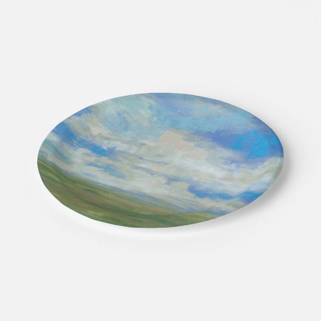 Plato De Papel Día brillante I (Angular)