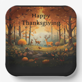 Plato De Papel Día de Acción de Gracias para los Niños 29