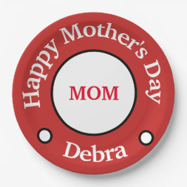 Plato De Papel Día de la Madre