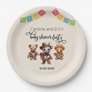 Plato De Papel Día de los Muertos en México