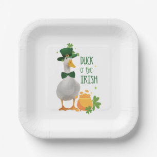 Plato De Papel Día de los Sta Patrones Irlandeses