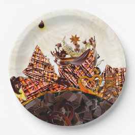 PLATO DE PAPEL ¡DÍA DE SOL DULCE! :)