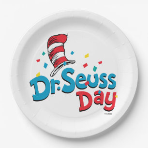 Plato De Papel Día del Dr. Seuss   Confetti