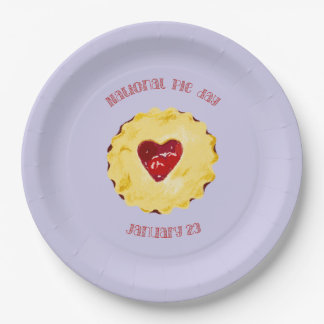 Plato De Papel Día Nacional del Pie