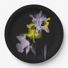 Plato De Papel Diablos cubistas.