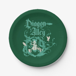 Plato De Papel DIAGON ALLEY™ Gráfico Antiguo
