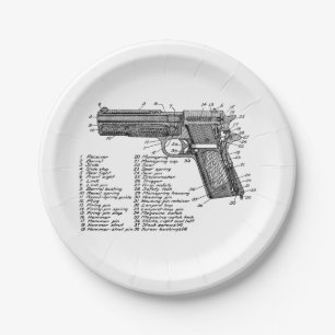 Plato De Papel Diagrama V2 del arma