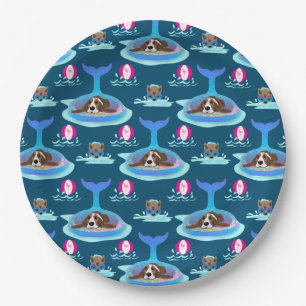 Plato De Papel Días De Perro De Verano