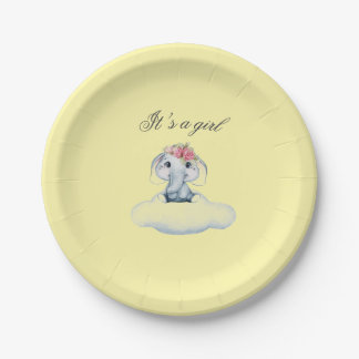 Plato De Papel Días soñados con Rosie the Elephant.