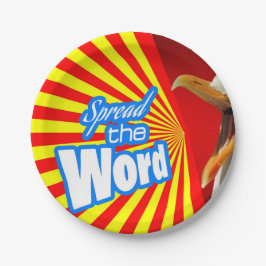 Plato De Papel Difundir la palabra