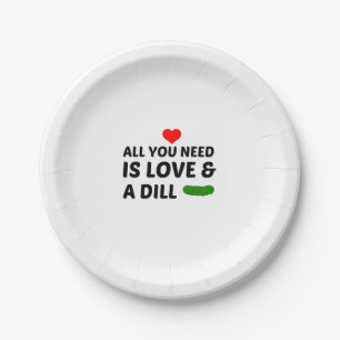 PLATO DE PAPEL DILL Y AMOR