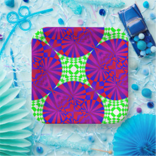 Plato De Papel Dimensiones dobladas por Kenneth Yoncich