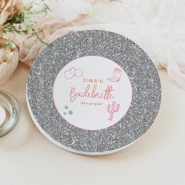 Plato De Papel DINA Space Cowgirl Desert Bachelorette Disco