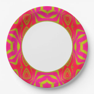 Plato De Papel Dinerware de oro rosa de origen