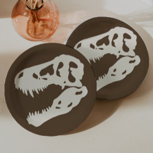 Plato De Papel Dino Dig Dinosaur Excavation Birthday Party