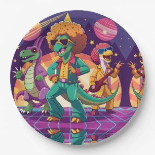 Plato De Papel Dinosaur Disco Dig Fotogramas