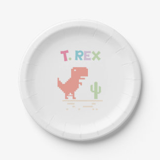 Plato De Papel Dinosaurio