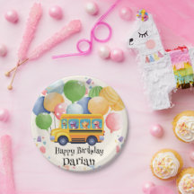 Dinosaurio divertido de vuelta a la escuela Autobú