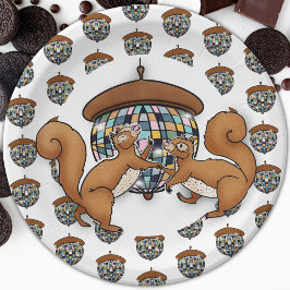 Plato De Papel Discoteca Squirrels