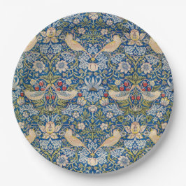 Plato De Papel Diseño Art Nouveau para aves