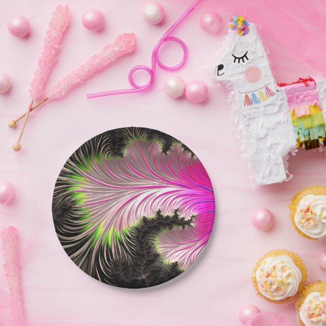 Plato De Papel Diseño artístico (Fiesta)