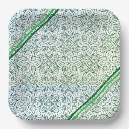 Plato De Papel diseño de arte creativo