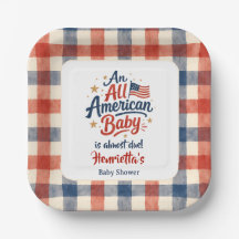 Diseño de baby shower lindo y muy americano