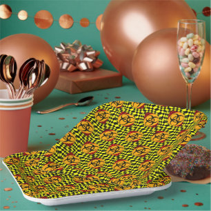 Plato De Papel Diseño de Biohazard por Kenneth Yoncich