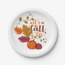 Plato De Papel Diseño de caída