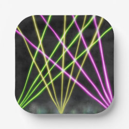 Plato De Papel Diseño de conciertos y festivales