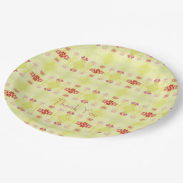 Plato De Papel Diseño de minipatrones