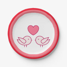 Diseño de pájaro lindo y corazón de amor