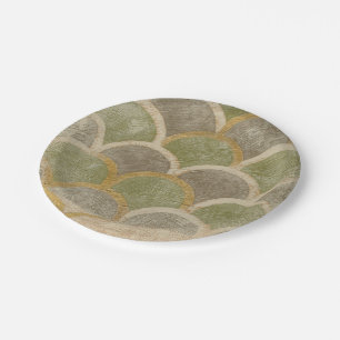 Plato De Papel Diseño de piedra de la teja de Chariklia Zarris