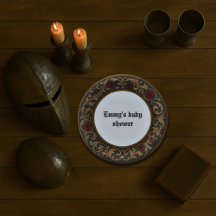 Diseño de placas de papel decorativas de estilo me