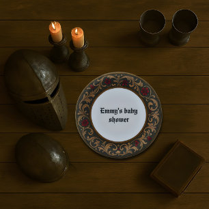 Plato De Papel Diseño de placas de papel decorativas de estilo me