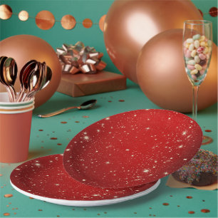 Plato De Papel Diseño de regalo navideño navideño navideño