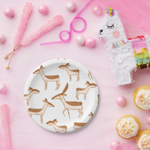 Plato De Papel Diseño de regalo navideño navideño navideño