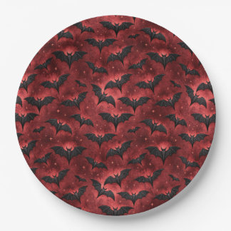 Plato De Papel Diseño de una serie de vampiros 12