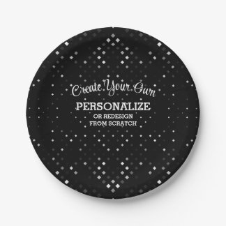 Plato De Papel Diseño desde rajadura -