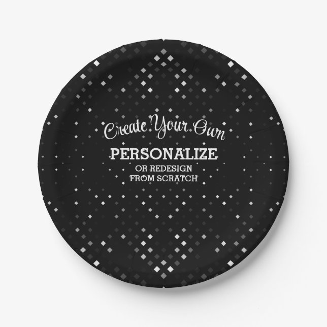 Plato De Papel Diseño desde rajadura - (Anverso)