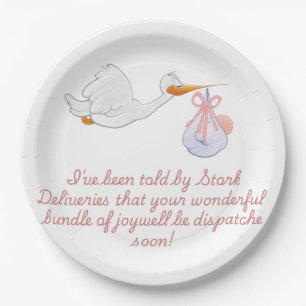 Plato De Papel Diseño diverso de Baby Shower